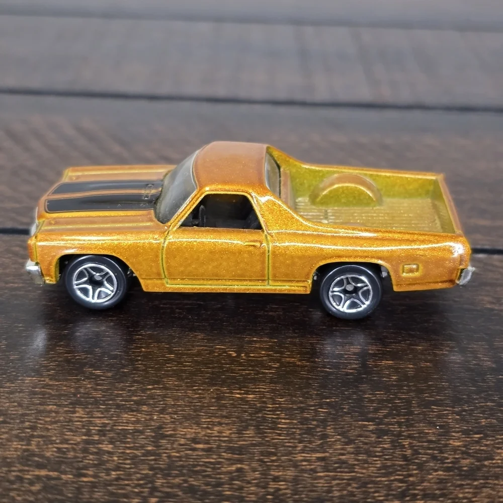 Vintage Matchbox 1970 Gold Chevy El Camino 1982 Hot Wheels BMW M1 Green Cars